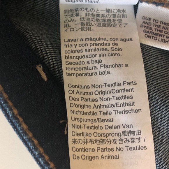 Madewell Jeans Womens 35T Blue  Tall Curvy High Rise Skinny Dark Wash‎ Stretch - Picture 8 of 14